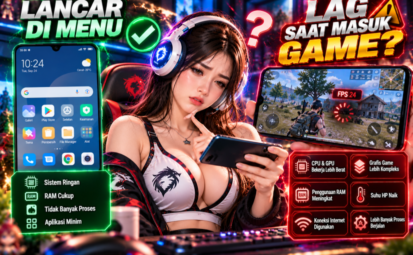 Kenapa HP Lancar di Menu tetapi Lag Saat Masuk Game?